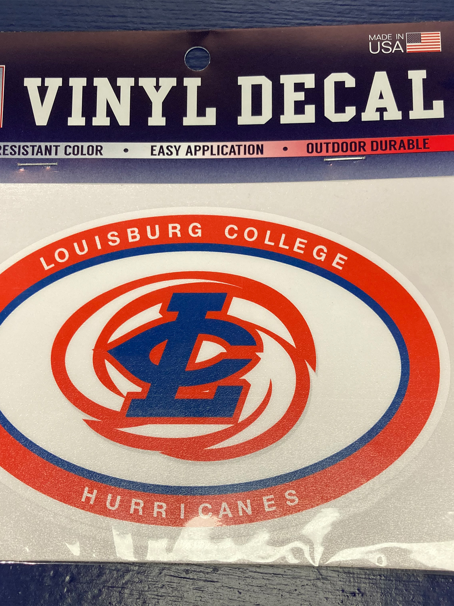 Louisburg College Oval Decal