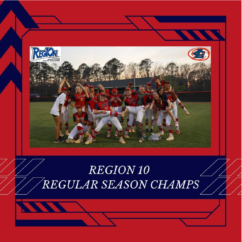 Congratulations to our 'Canes Softball team for being crowned the Region 10 Regular Season Champions!    
The team, which is ranked #2 nationally in NJCAA Division II softball, holds an amazing 50-game win streak. 'Canes Softball's record for Region 10 was 38-0, leaving them undefeated in conference play!