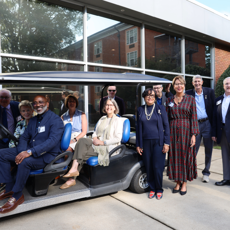 LC Board of Trustees Tour Campus