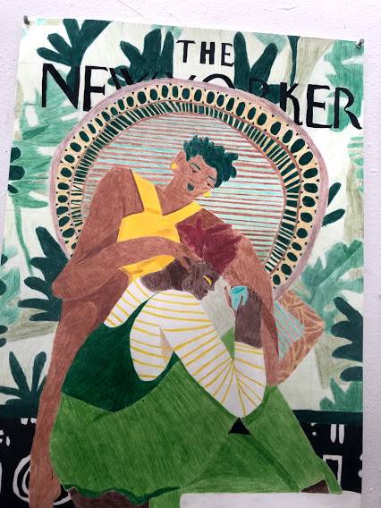 painted new yorker cover